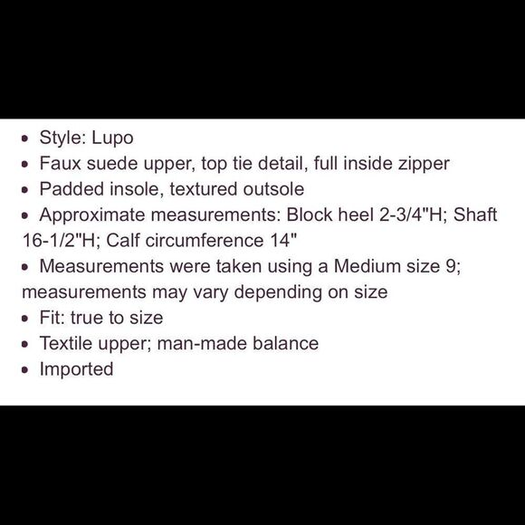 Marc Fisher Lupo Gray Faux Suede Tall Boot Size 8M - Picture 7 of 8